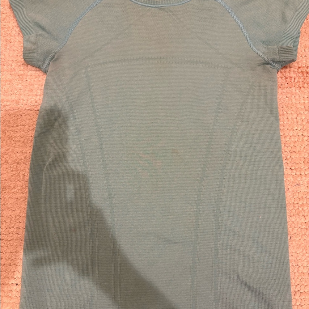 Green Short Sleeve Top